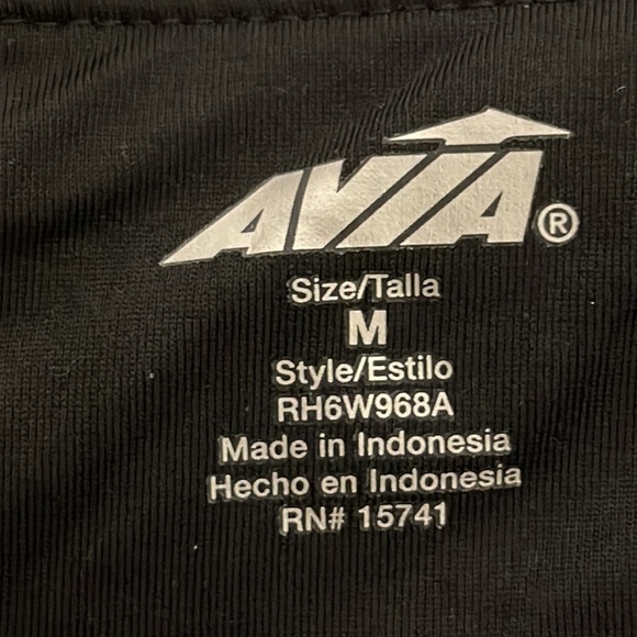 AVIA LEGGING Small Waist Interior Pocket Medium Rise with Mesh NEW - Picture 7 of 13